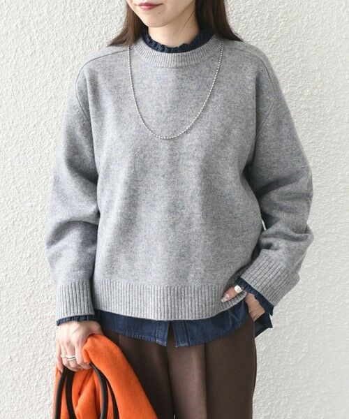 SHIPS / シップス ニット・セーター | SHIPS Colors:〈手洗い可能〉CASHMILE(R) サドルショルダー ニット | 詳細10