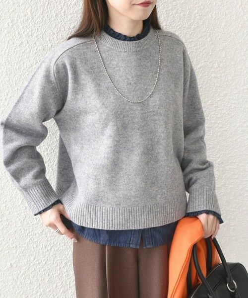 SHIPS / シップス ニット・セーター | SHIPS Colors:〈手洗い可能〉CASHMILE(R) サドルショルダー ニット | 詳細11