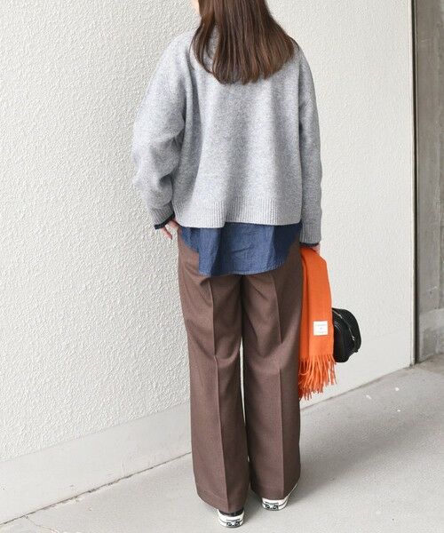 SHIPS / シップス ニット・セーター | SHIPS Colors:〈手洗い可能〉CASHMILE(R) サドルショルダー ニット | 詳細13