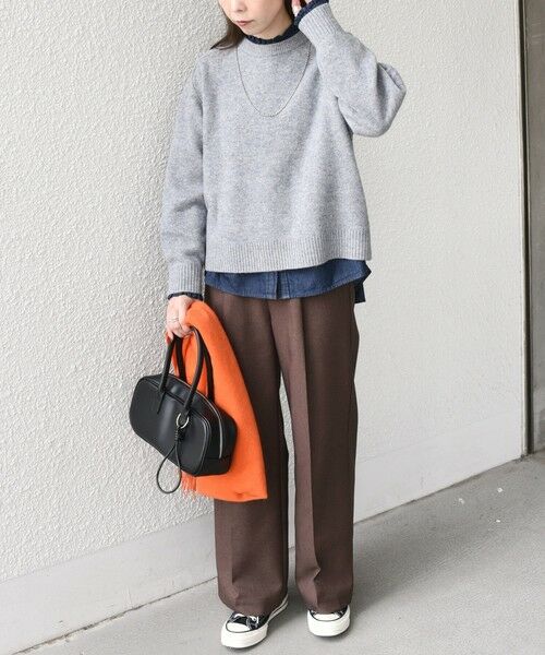 SHIPS / シップス ニット・セーター | SHIPS Colors:〈手洗い可能〉CASHMILE(R) サドルショルダー ニット | 詳細12