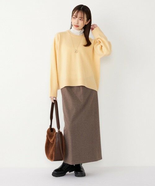 SHIPS / シップス ニット・セーター | SHIPS Colors:〈手洗い可能〉CASHMILE(R) サドルショルダー ニット | 詳細24