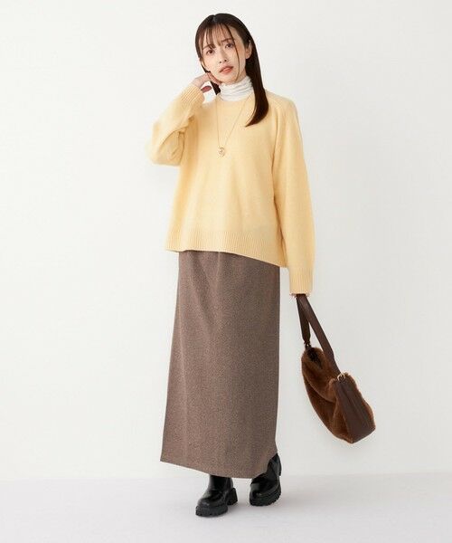 SHIPS / シップス ニット・セーター | SHIPS Colors:〈手洗い可能〉CASHMILE(R) サドルショルダー ニット | 詳細25