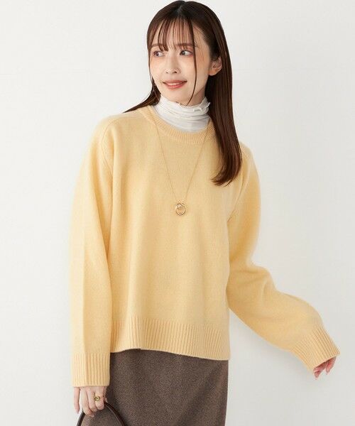 SHIPS / シップス ニット・セーター | SHIPS Colors:〈手洗い可能〉CASHMILE(R) サドルショルダー ニット | 詳細28