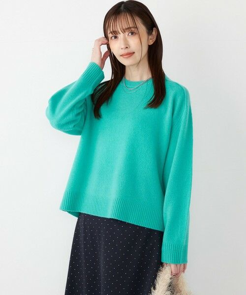 SHIPS / シップス ニット・セーター | SHIPS Colors:〈手洗い可能〉CASHMILE(R) サドルショルダー ニット | 詳細30