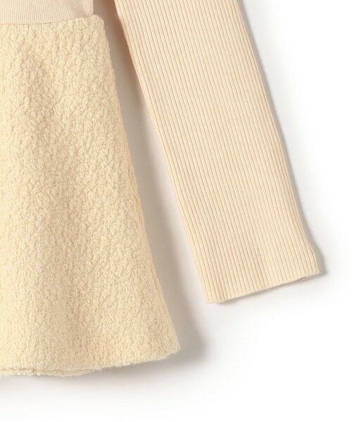 SHIPS / シップス ニット・セーター | SHIPS Colors:〈手洗い可能〉ブークレ コンビ ペプラム ニット◇ | 詳細4