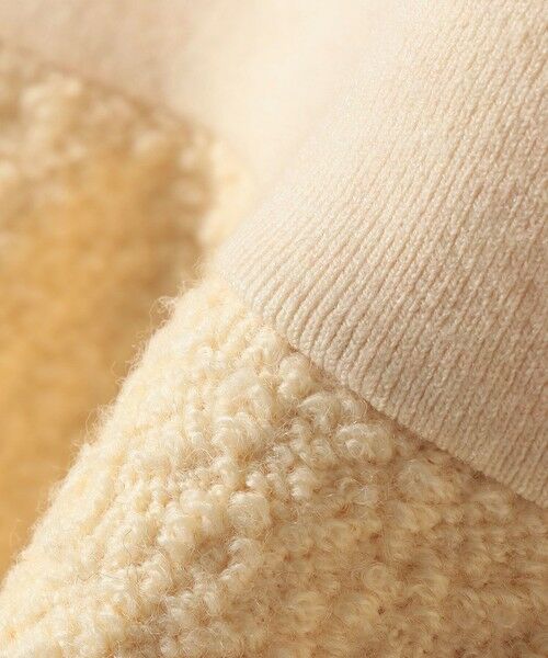 SHIPS / シップス ニット・セーター | SHIPS Colors:〈手洗い可能〉ブークレ コンビ ペプラム ニット◇ | 詳細5