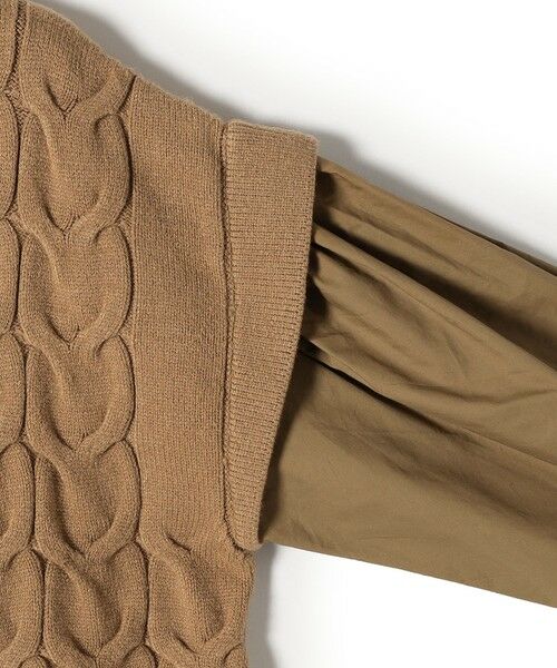 SHIPS / シップス ニット・セーター | SHIPS Colors:〈手洗い可能〉ケーブル ドッキング ニット | 詳細3