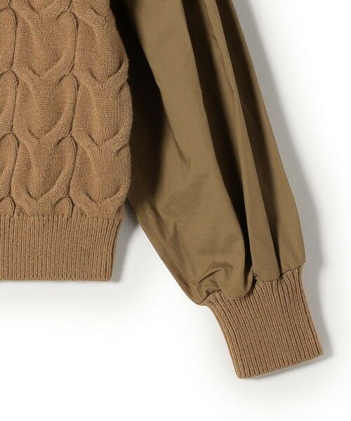 SHIPS / シップス ニット・セーター | SHIPS Colors:〈手洗い可能〉ケーブル ドッキング ニット | 詳細4