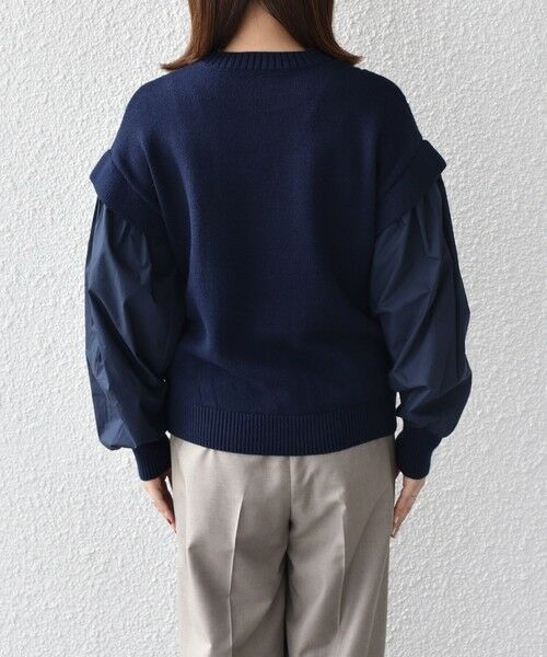 SHIPS / シップス ニット・セーター | SHIPS Colors:〈手洗い可能〉ケーブル ドッキング ニット | 詳細11