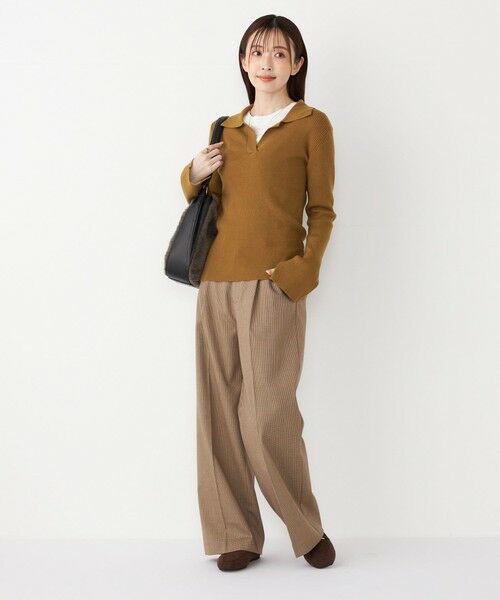 SHIPS / シップス ニット・セーター | SHIPS Colors:〈手洗い可能〉リブ スキッパー ニット | 詳細24