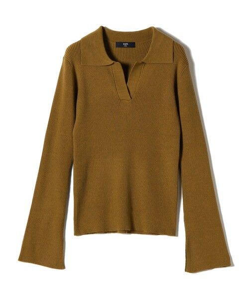 SHIPS / シップス ニット・セーター | SHIPS Colors:〈手洗い可能〉リブ スキッパー ニット | 詳細14