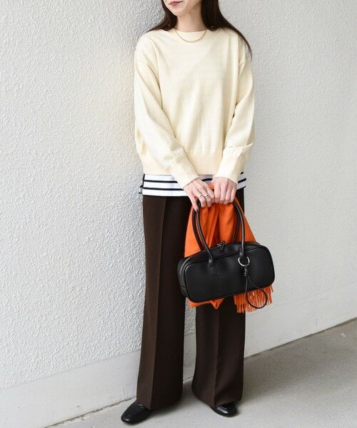 SHIPS / シップス ニット・セーター | SHIPS Colors:〈手洗い可能〉スウェットライク バックジップ ニット◇ | 詳細3