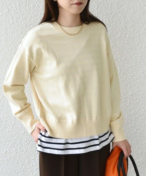 SHIPS / シップス ニット・セーター | 《一部追加予約》SHIPS Colors:〈手洗い可能〉スウェットライク バックジップ ニット◆ | 詳細5