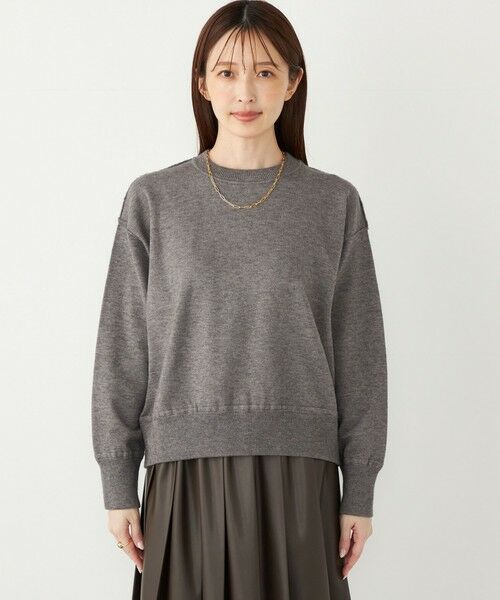 SHIPS / シップス ニット・セーター | 《一部追加予約》SHIPS Colors:〈手洗い可能〉スウェットライク バックジップ ニット◆ | 詳細11