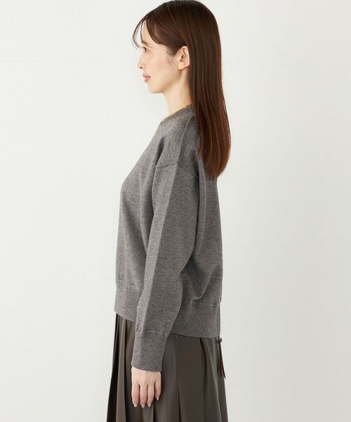 SHIPS / シップス ニット・セーター | 《一部追加予約》SHIPS Colors:〈手洗い可能〉スウェットライク バックジップ ニット◆ | 詳細12