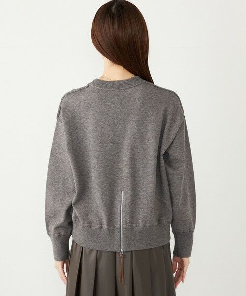 SHIPS / シップス ニット・セーター | 《一部追加予約》SHIPS Colors:〈手洗い可能〉スウェットライク バックジップ ニット◆ | 詳細13