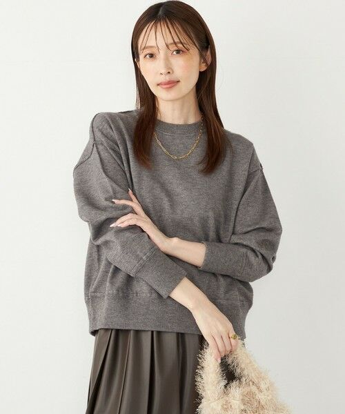 SHIPS / シップス ニット・セーター | 《一部追加予約》SHIPS Colors:〈手洗い可能〉スウェットライク バックジップ ニット◆ | 詳細16