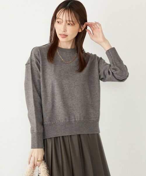 SHIPS / シップス ニット・セーター | 《一部追加予約》SHIPS Colors:〈手洗い可能〉スウェットライク バックジップ ニット◆ | 詳細17