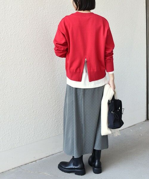 SHIPS / シップス ニット・セーター | SHIPS Colors:〈手洗い可能〉スウェットライク バックジップ ニット◇ | 詳細27