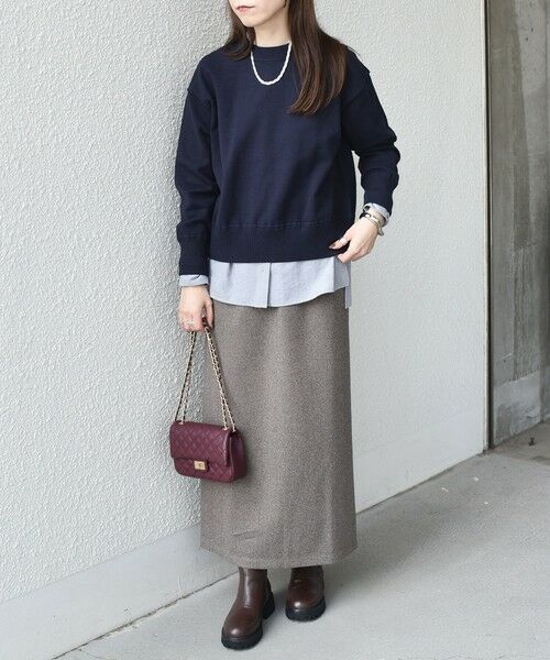 SHIPS / シップス ニット・セーター | 《一部追加予約》SHIPS Colors:〈手洗い可能〉スウェットライク バックジップ ニット◆ | 詳細29