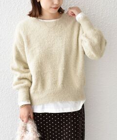 SHIPS / シップス ニット・セーター | SHIPS Colors:〈手洗い可能〉シャギー クルーネック ニット