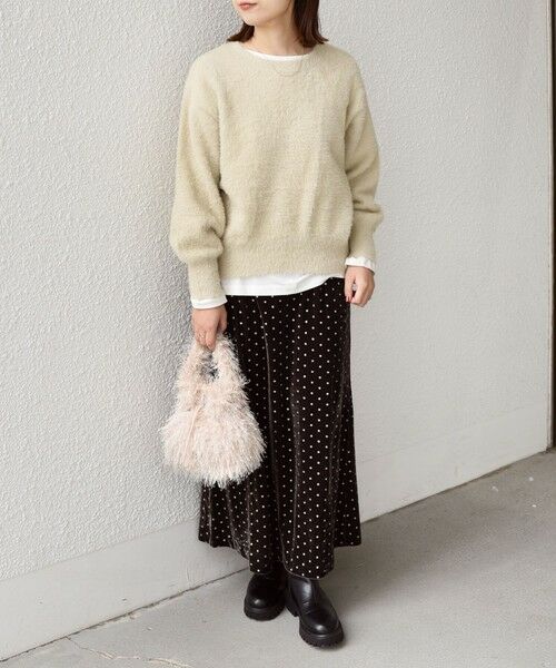 SHIPS / シップス ニット・セーター | SHIPS Colors:〈手洗い可能〉シャギー クルーネック ニット | 詳細19