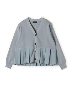 SHIPS / シップス カーディガン・ボレロ | SHIPS Colors:〈手洗い可能〉ヘムプリーツ Vネック カーディガン