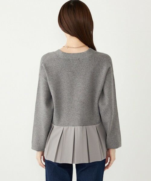 SHIPS / シップス カーディガン・ボレロ | SHIPS Colors:〈手洗い可能〉ヘムプリーツ Vネック カーディガン | 詳細5