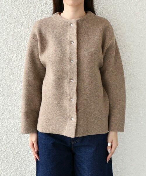 SHIPS / シップス カーディガン・ボレロ | 《一部追加予約》SHIPS Colors:〈手洗い可能〉チャイニーズラクーン 接結 カーディガン◆ | 詳細9