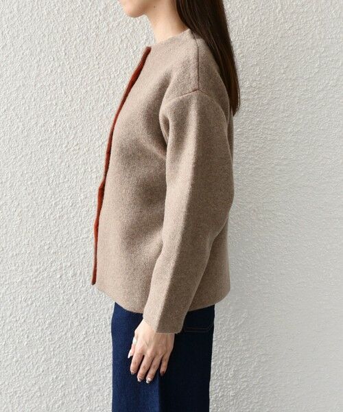 SHIPS / シップス カーディガン・ボレロ | 《一部追加予約》SHIPS Colors:〈手洗い可能〉チャイニーズラクーン 接結 カーディガン◆ | 詳細10