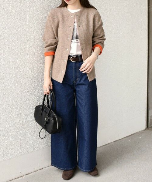 SHIPS / シップス カーディガン・ボレロ | 《一部追加予約》SHIPS Colors:〈手洗い可能〉チャイニーズラクーン 接結 カーディガン◆ | 詳細13