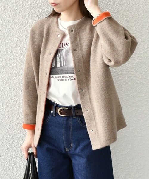 SHIPS / シップス カーディガン・ボレロ | 《一部追加予約》SHIPS Colors:〈手洗い可能〉チャイニーズラクーン 接結 カーディガン◆ | 詳細14