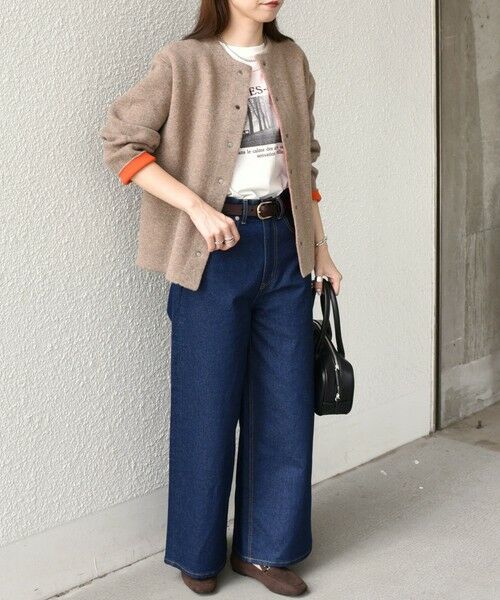 SHIPS / シップス カーディガン・ボレロ | 《一部追加予約》SHIPS Colors:〈手洗い可能〉チャイニーズラクーン 接結 カーディガン◆ | 詳細16