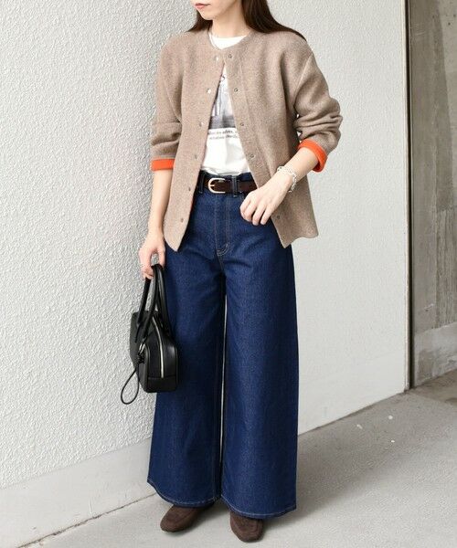 SHIPS / シップス カーディガン・ボレロ | 《一部追加予約》SHIPS Colors:〈手洗い可能〉チャイニーズラクーン 接結 カーディガン◆ | 詳細18