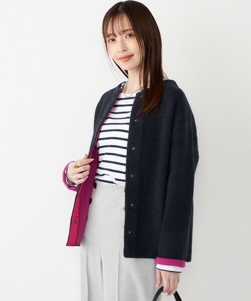 SHIPS / シップス カーディガン・ボレロ | 《一部追加予約》SHIPS Colors:〈手洗い可能〉チャイニーズラクーン 接結 カーディガン◆ | 詳細25