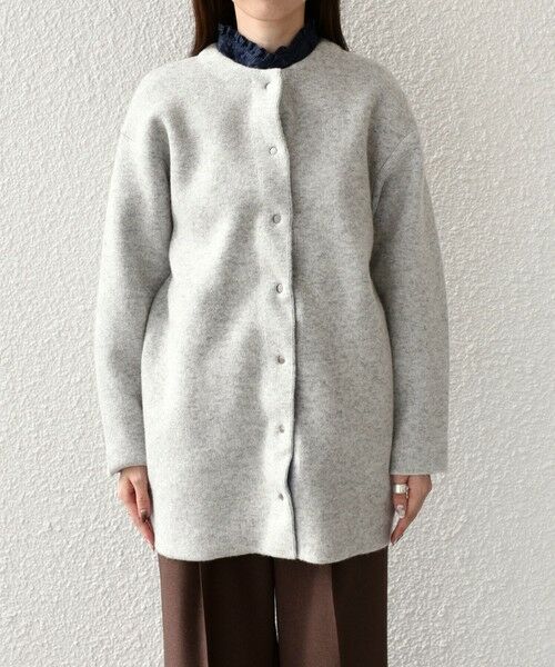 SHIPS / シップス カーディガン・ボレロ | SHIPS Colors:〈手洗い可能〉チャイニーズラクーン 接結 ミディアムカーディガン◇ | 詳細4