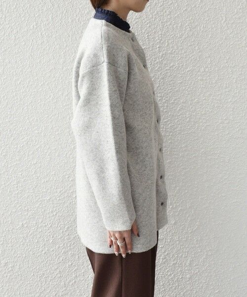 SHIPS / シップス カーディガン・ボレロ | SHIPS Colors:〈手洗い可能〉チャイニーズラクーン 接結 ミディアムカーディガン◇ | 詳細7