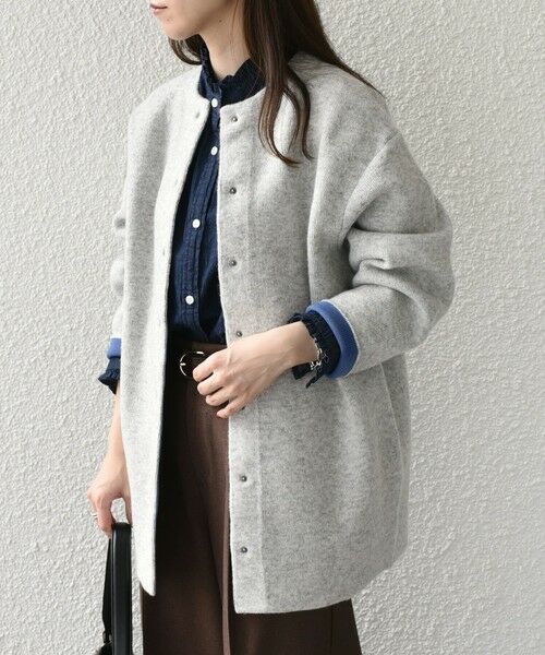 SHIPS / シップス カーディガン・ボレロ | SHIPS Colors:〈手洗い可能〉チャイニーズラクーン 接結 ミディアムカーディガン◇ | 詳細10