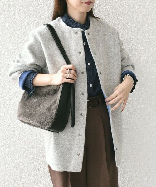 SHIPS / シップス カーディガン・ボレロ | SHIPS Colors:〈手洗い可能〉チャイニーズラクーン 接結 ミディアムカーディガン◇ | 詳細11