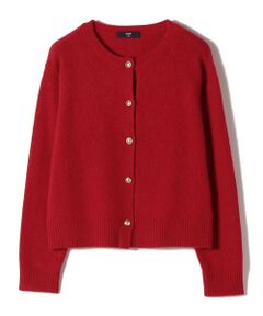 SHIPS / シップス カーディガン・ボレロ | SHIPS Colors:フォックス アンゴラ クルーネック カーディガン◇