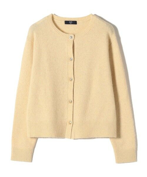 SHIPS / シップス カーディガン・ボレロ | SHIPS Colors:フォックス アンゴラ クルーネック カーディガン◇ | 詳細6