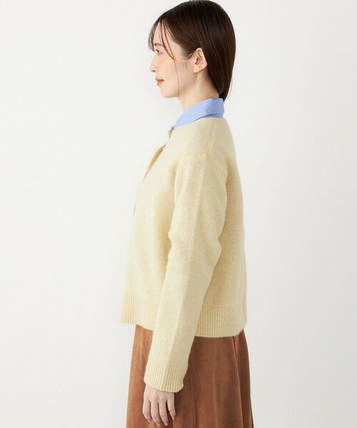 SHIPS / シップス カーディガン・ボレロ | SHIPS Colors:フォックス アンゴラ クルーネック カーディガン◇ | 詳細9