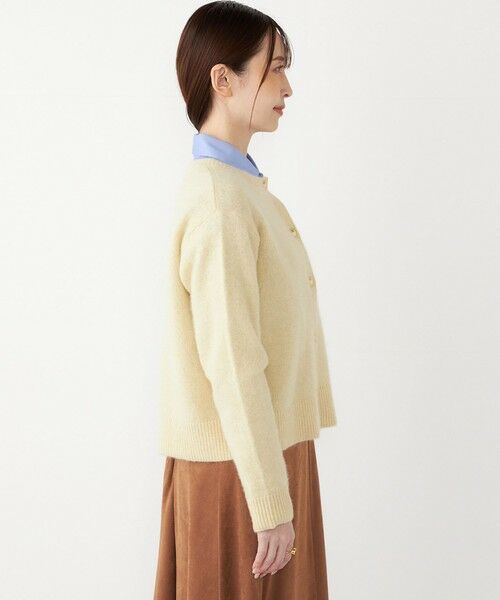 SHIPS / シップス カーディガン・ボレロ | SHIPS Colors:フォックス アンゴラ クルーネック カーディガン◇ | 詳細11