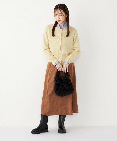 SHIPS / シップス カーディガン・ボレロ | SHIPS Colors:フォックス アンゴラ クルーネック カーディガン◇ | 詳細12