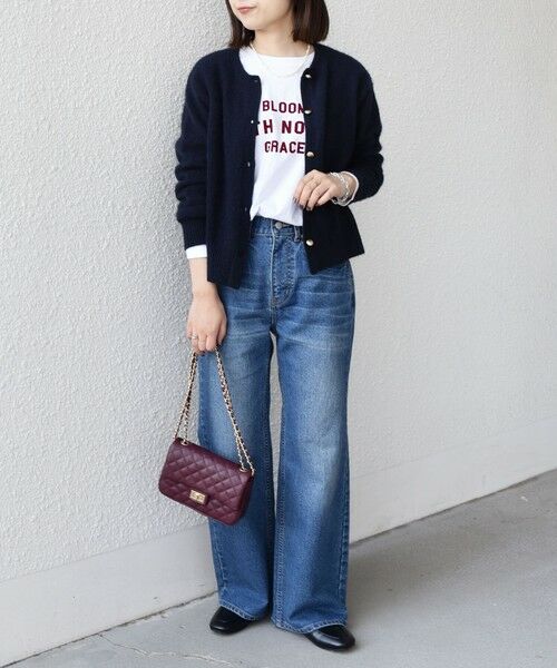 SHIPS / シップス カーディガン・ボレロ | SHIPS Colors:フォックス アンゴラ クルーネック カーディガン◇ | 詳細19