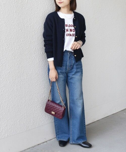 SHIPS / シップス カーディガン・ボレロ | SHIPS Colors:フォックス アンゴラ クルーネック カーディガン◇ | 詳細22