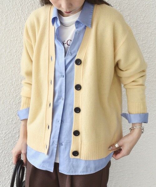 SHIPS / シップス カーディガン・ボレロ | SHIPS Colors:〈手洗い可能〉CASHMILE(R) Vネック カーディガン | 詳細14