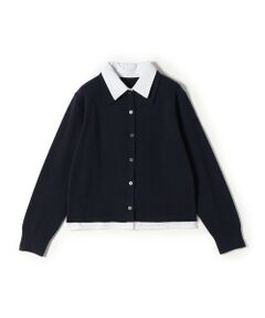 SHIPS / シップス カーディガン・ボレロ | 《追加予約》SHIPS Colors:シャツ レイヤードライク カーディガン◆