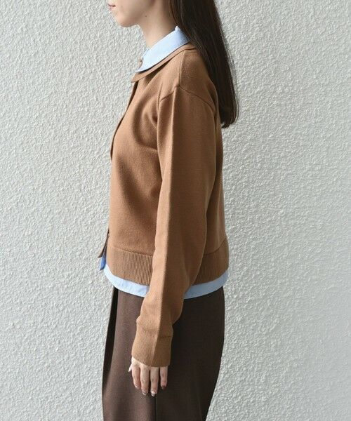 SHIPS / シップス カーディガン・ボレロ | SHIPS Colors:シャツ レイヤードライク カーディガン◇ | 詳細9