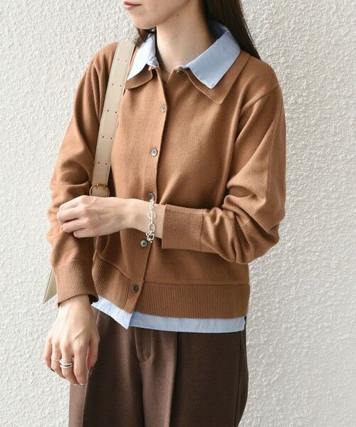 SHIPS / シップス カーディガン・ボレロ | SHIPS Colors:シャツ レイヤードライク カーディガン◇ | 詳細14